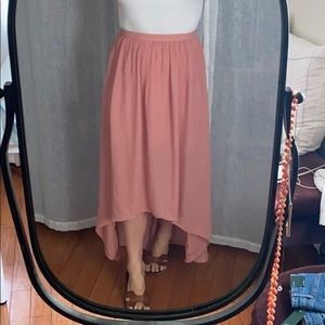 Sanctuary asymmetrical maxi skirt